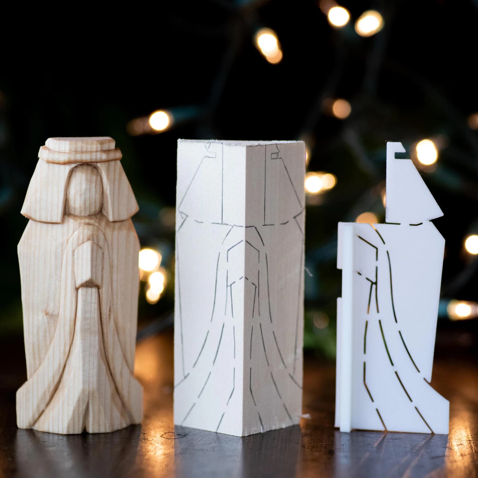 What are wood carving stencils?