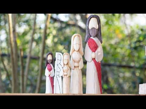 Carving Jesus on a 1x1 - How to Whittle a Jesus - Easy Jesus Wood Carving Tutorial for Easter