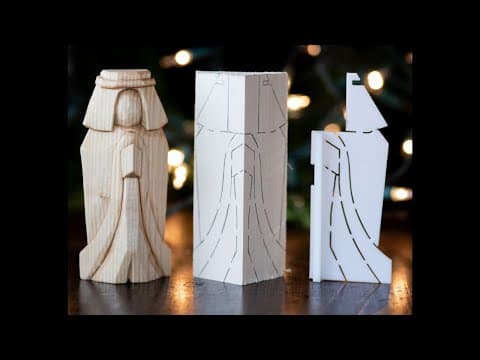 How to Carve a Nativity Set Part 2 : Carving a Joseph from Basswood