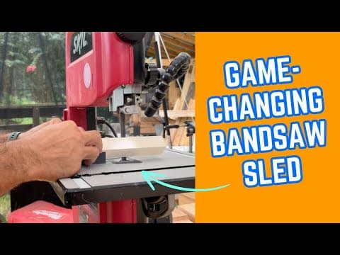 Bandsaw Sled for Cutting Blocks for Wood Carving - Easy Way to Cut Carving Blanks at a 45º Angle