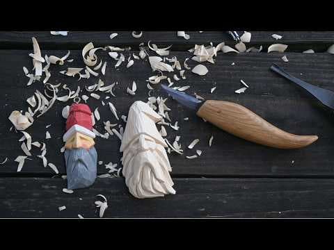 🧙‍♂️ How to Carve a Wood Wizard - Quick & Easy Wizard Carving -
