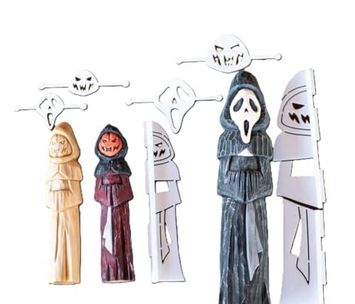 Spooky Halloween Pumpkin/Ghost Grim Reaper Stencil product image 1