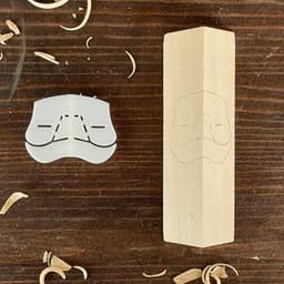 Wood Carving Stencils, Gnome, Bearded Man and Santa Figures (Jolly Face & Eyes)