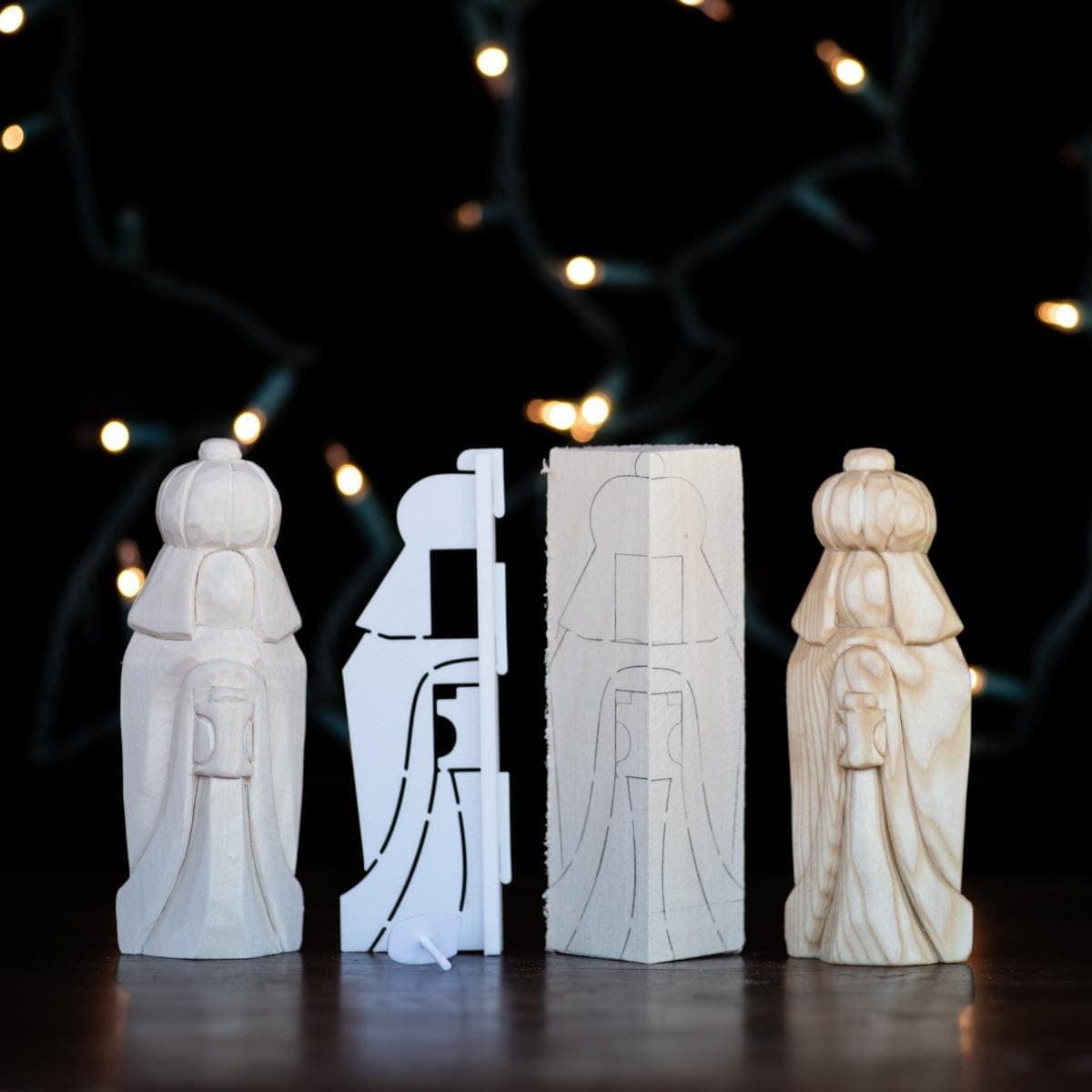 Three Kings Wise Men Wood Carving Stencil product image 2