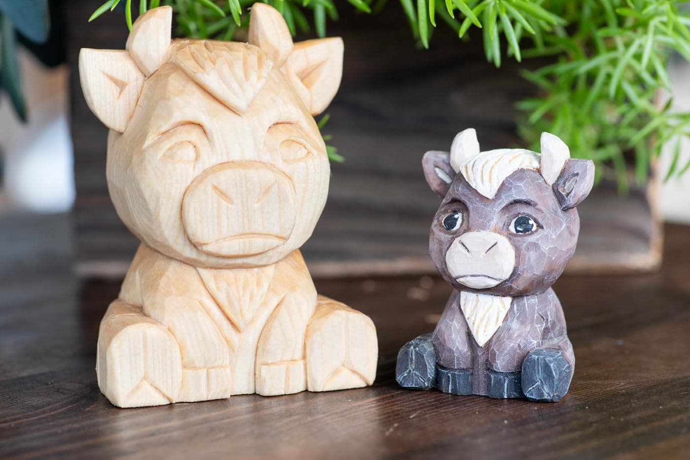 Highland Cow Wood Carving Stencil product image 3