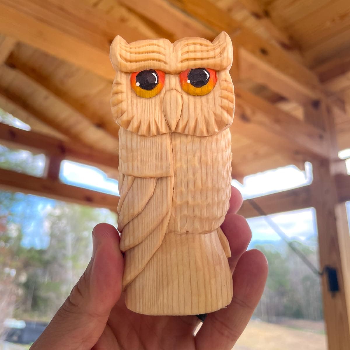 Owl Wood Carving Stencil product image 3