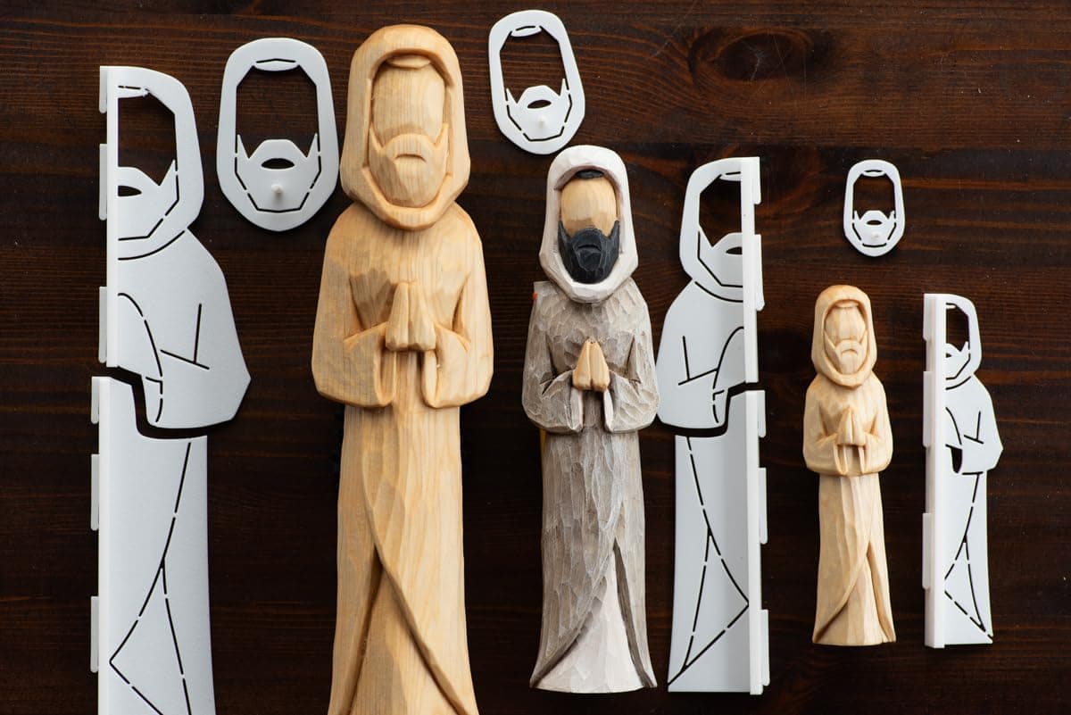 Joseph Nativty Wood Carving Stencil product image 2