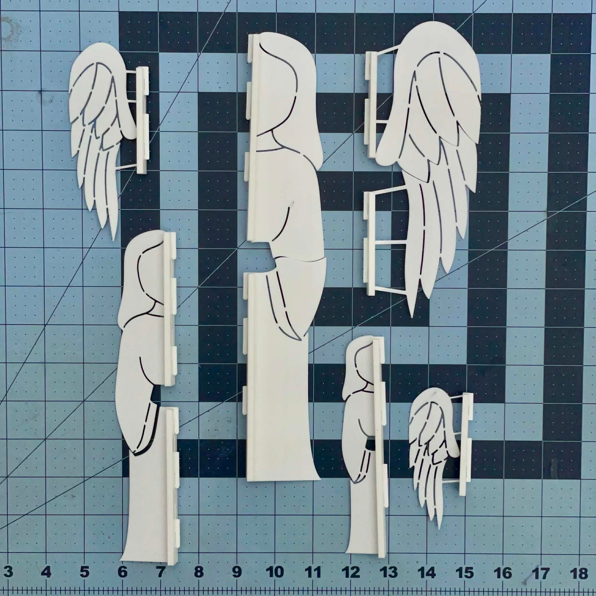 Winged Angel Wood Carving Stencil product image 6