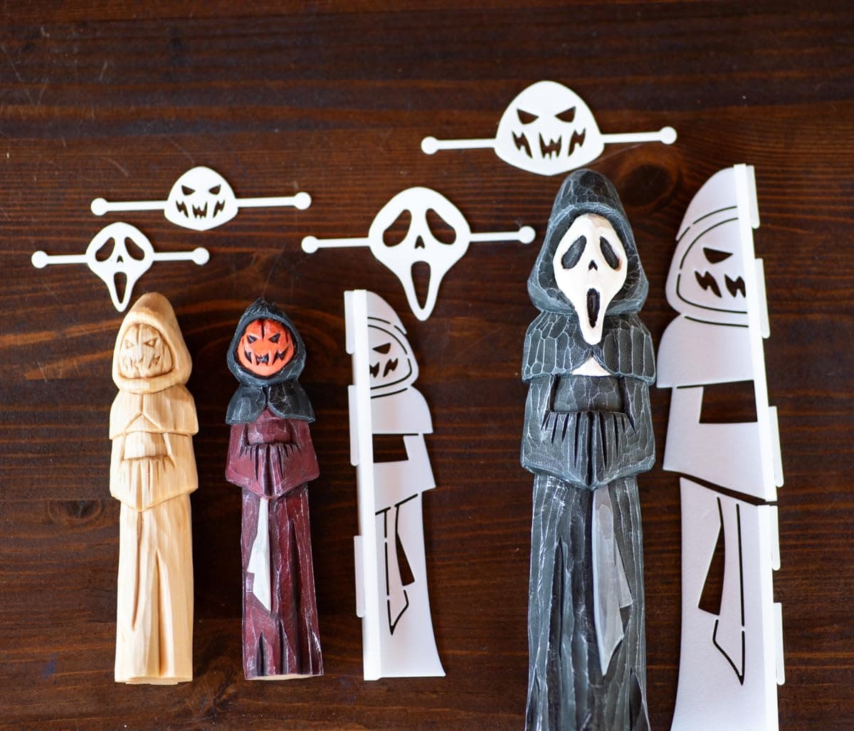 Spooky Halloween Pumpkin/Ghost Grim Reaper Stencil product image 2