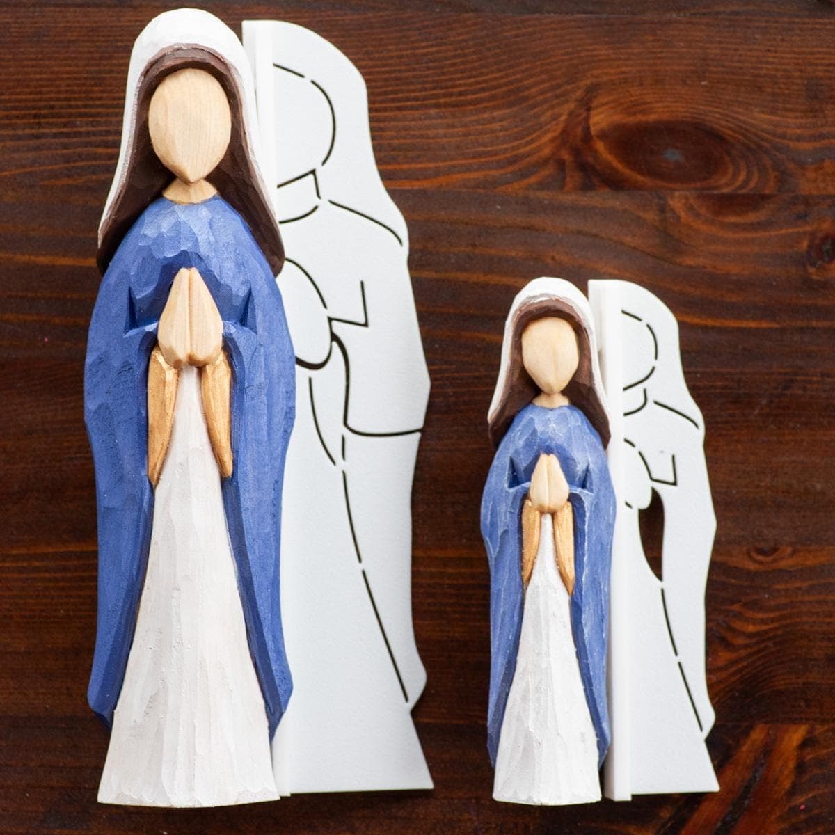 Mother Mary Wood Carving Stencil product image 4