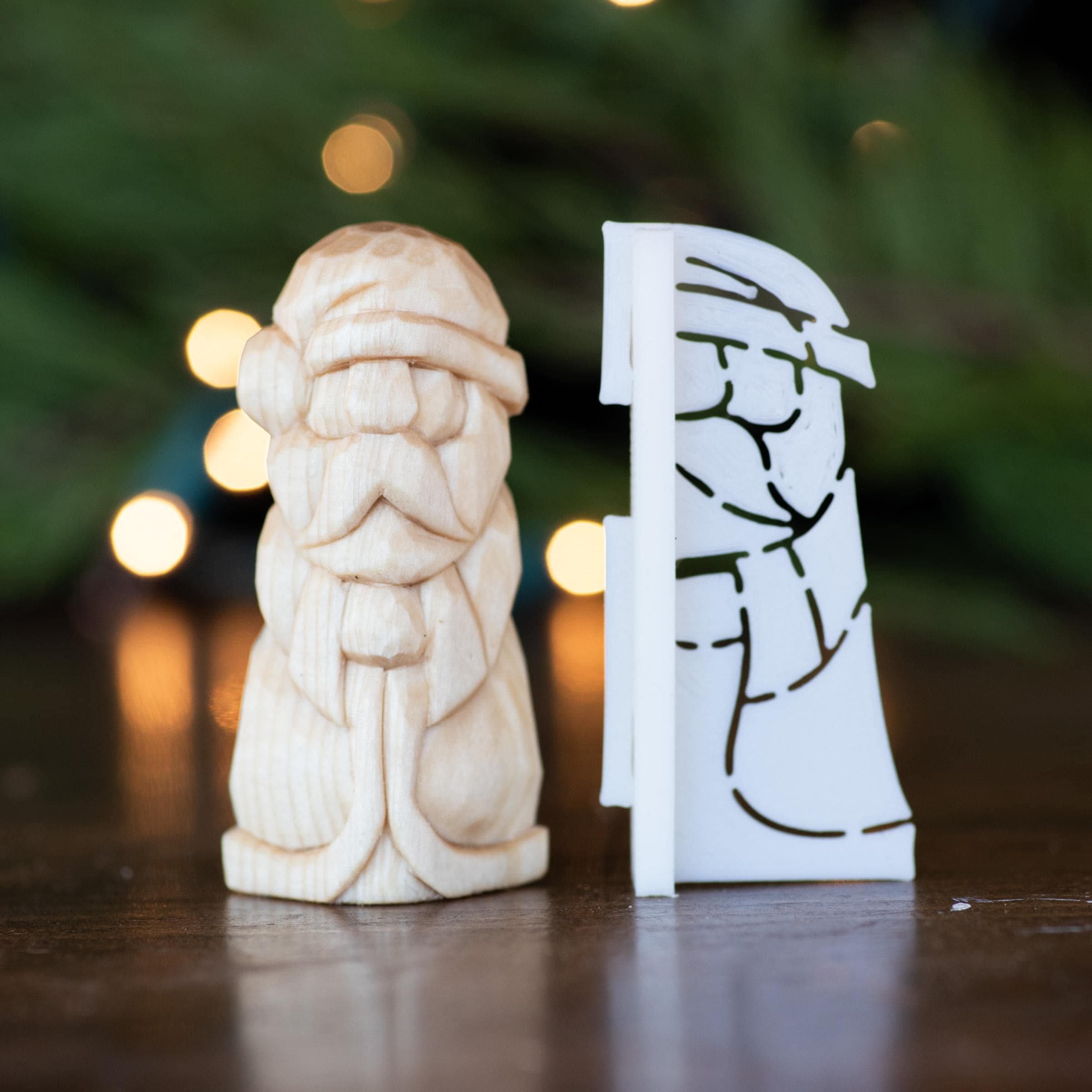 Full Body Santa Wood Carving Stencil product image 4