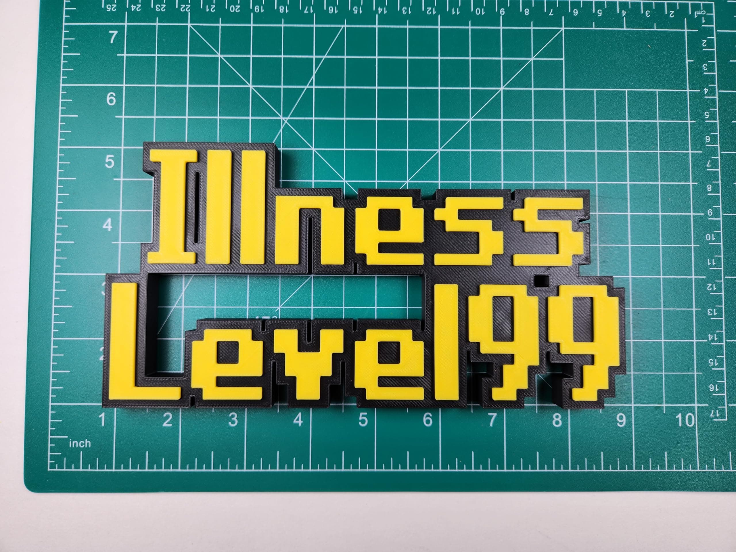 Runes Game Inspired Personalized Nameplate - 3D Printed - Desk/Shelf Decor (Dual-Line) product image 6