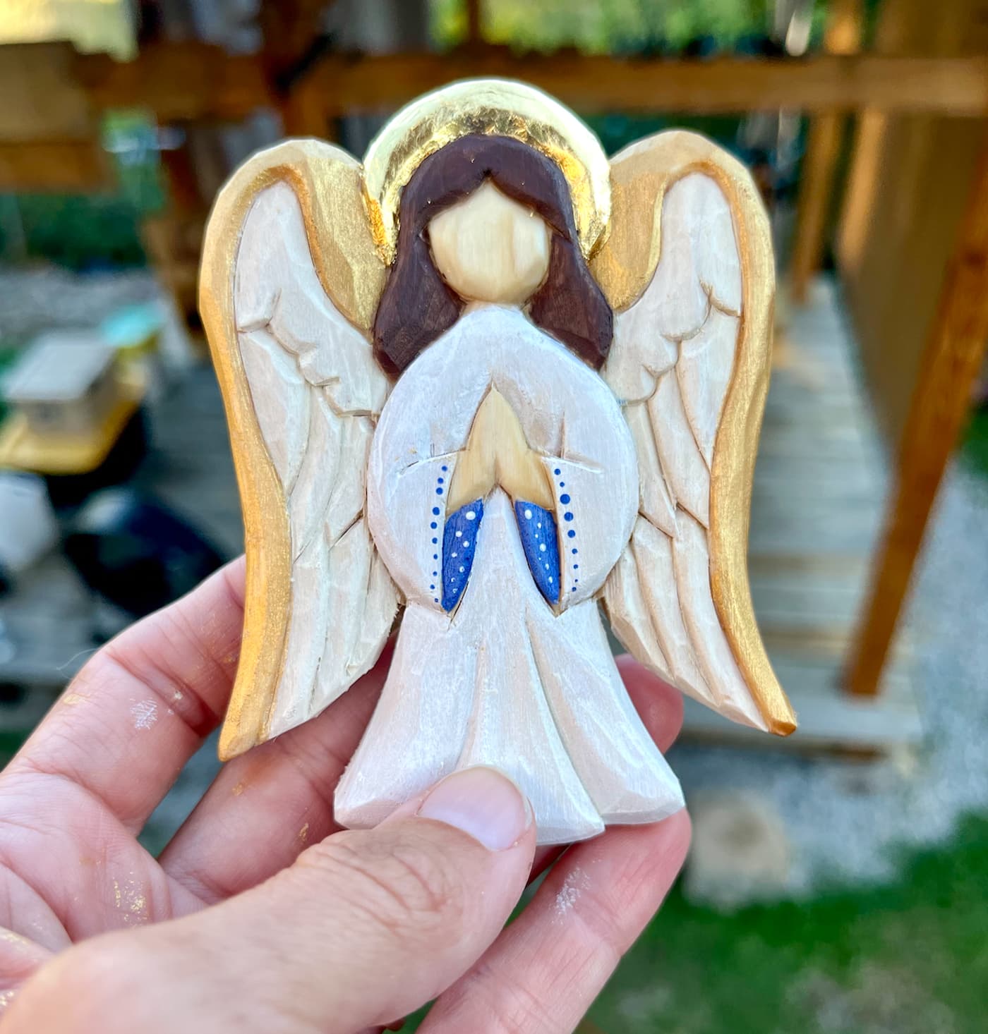 Flat Angel Carving Stencil product image 4