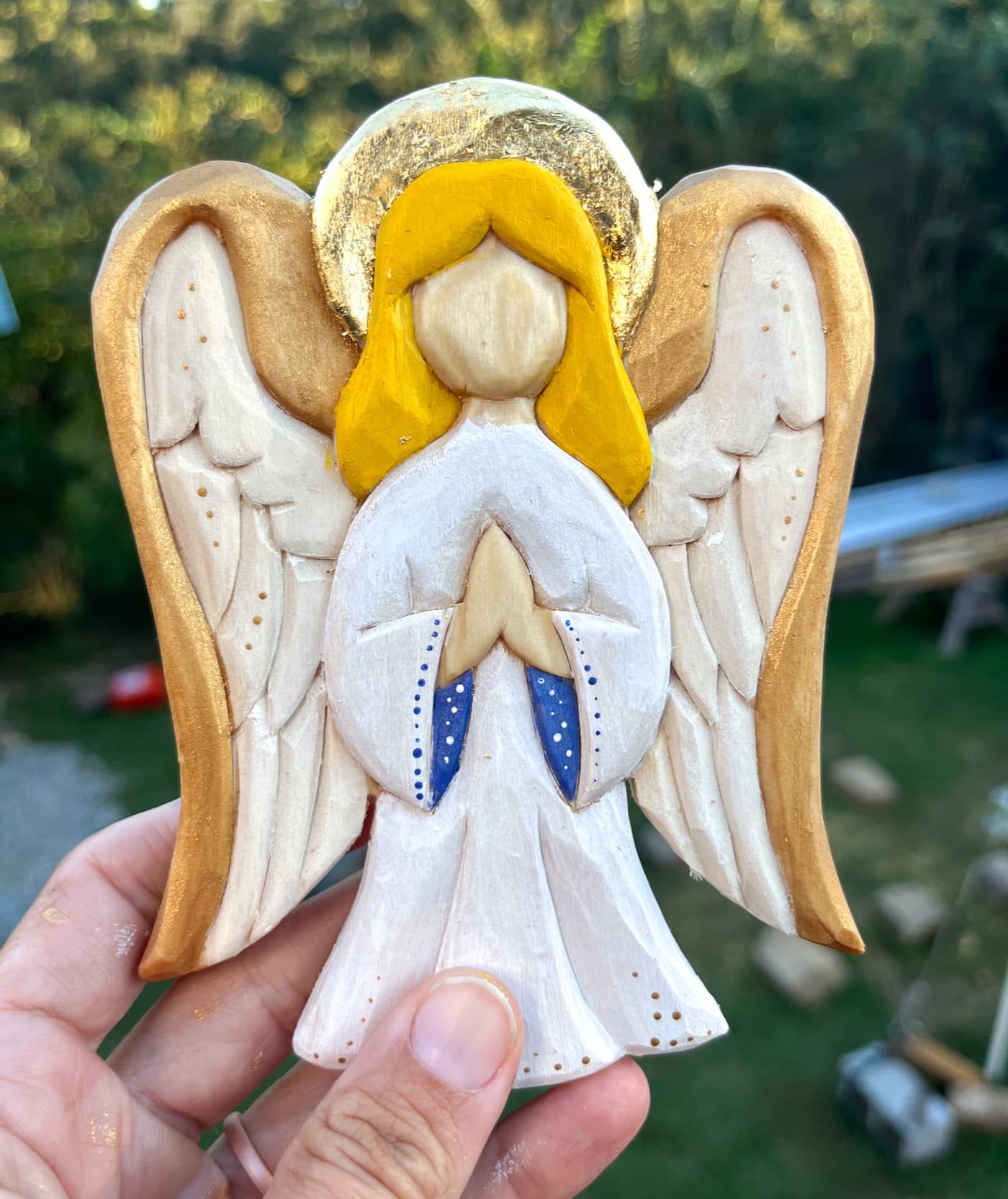 Flat Angel Carving Stencil product image 3