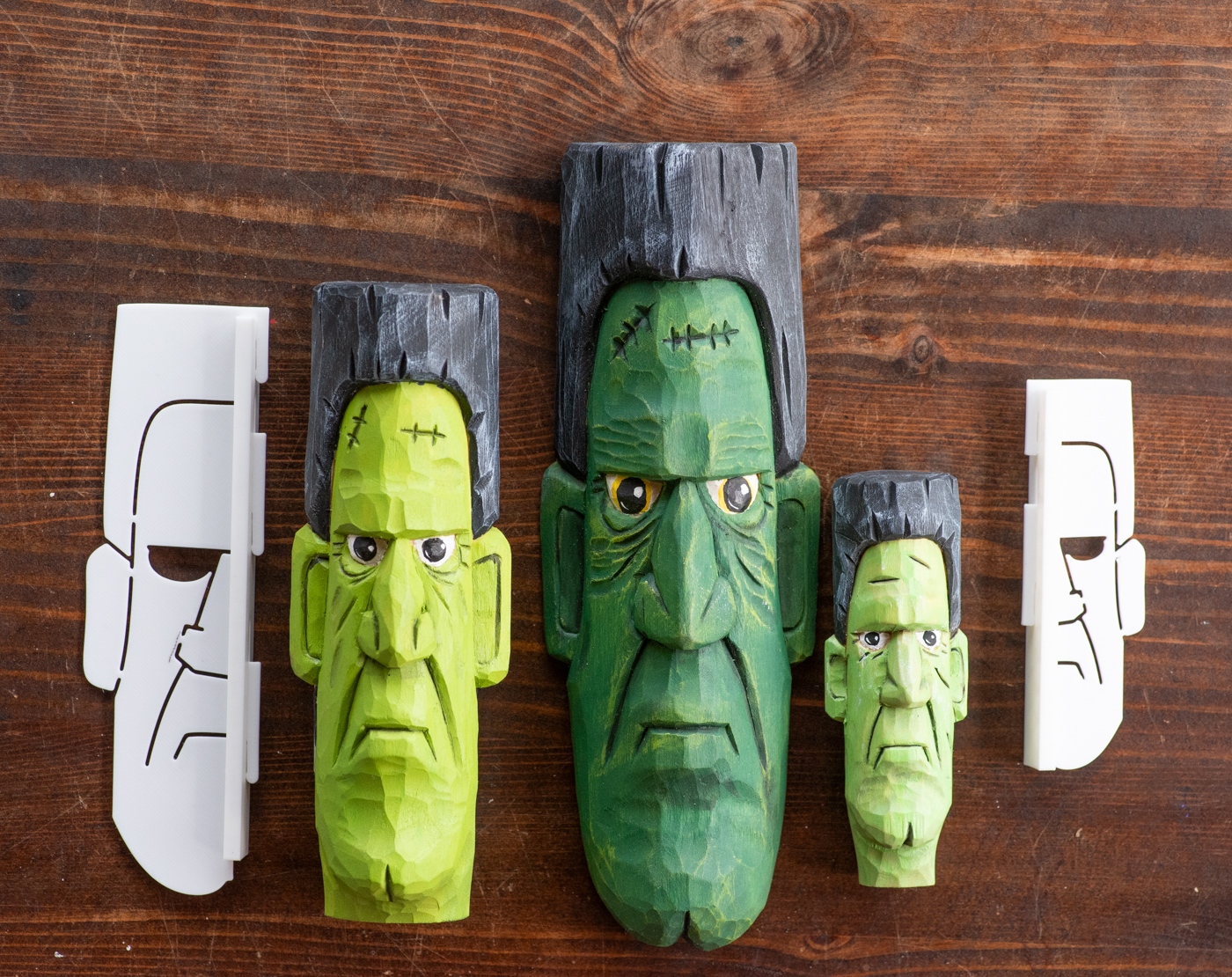 Frankenstein Halloween Stencil